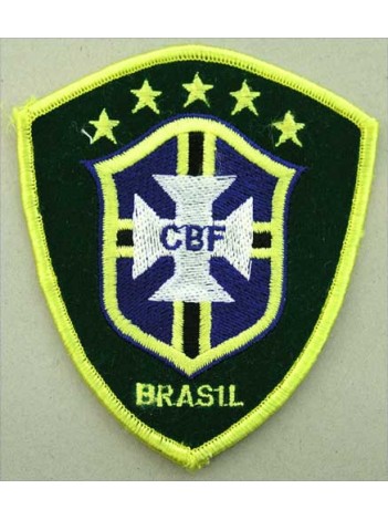 BRAZIL FOOTBALL ASSOCIATION SOCCER EMBROIDERED PATCH #03